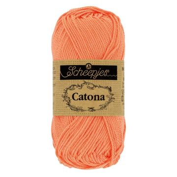 Scheepjes Catona 4ply Rich Coral 410 25g