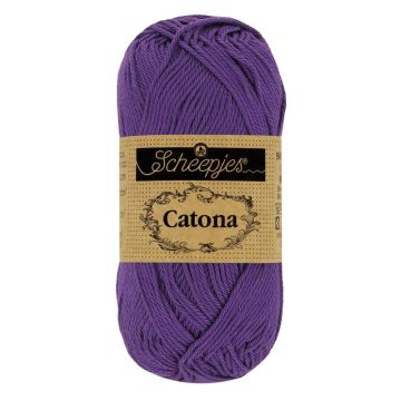 Scheepjes Catona 4ply Deep Violet 521 25g