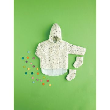 Hayfield Baby Bonus Spots DK Hooded Jackets and Booties Pattern 5446 0-2yrs