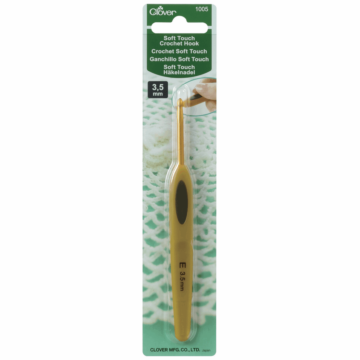 Clover Soft Touch Crochet Hooks - 6 Sizes (2.50mm  - 5.00mm)