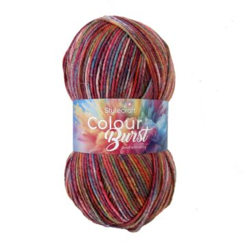 Stylecraft Colour Burst DK Yarn 100 grm Ball