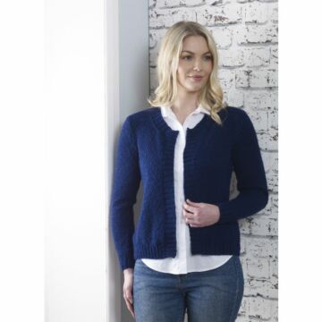 On The Edge Cardigan Cygnet DK Knitting Pattern Kit CY1309