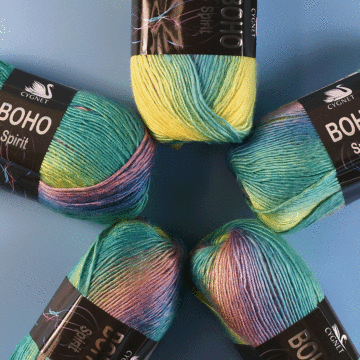 Cygnet Yarns Boho Spirit Aran 5 Ball Value Pack - 5 x 100g Balls