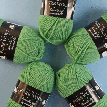 Cygnet Pure Wool Superwash DK 5 Ball Value Pack - 5 x 50g Balls