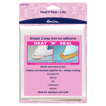 Hemline Heat n Seal Lite White 1.1m x 43cm