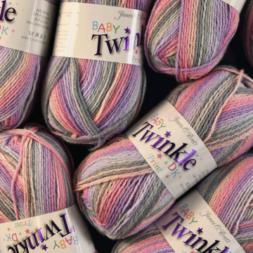 James C. Brett Baby Twinkle Prints DK Value Pack - 10 x 100g Balls