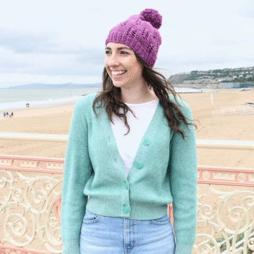 Little Windows Hat Knitting Pattern in WoolBox Chunky - Kit