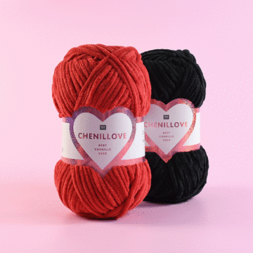 Rico Creative Chenillove Double Knit / Aran Yarn  - 100 grm Ball