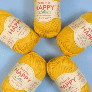 Sirdar Happy Cotton DK Value Pack - 5 x 20g Balls