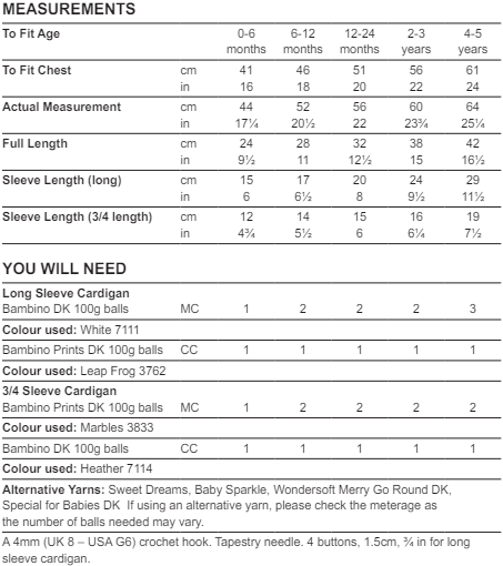 10067 size chart